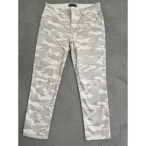 Democracy ABsolution Womens Jeans Size 12 Gray Camo Urban Streetwear Casual Chic